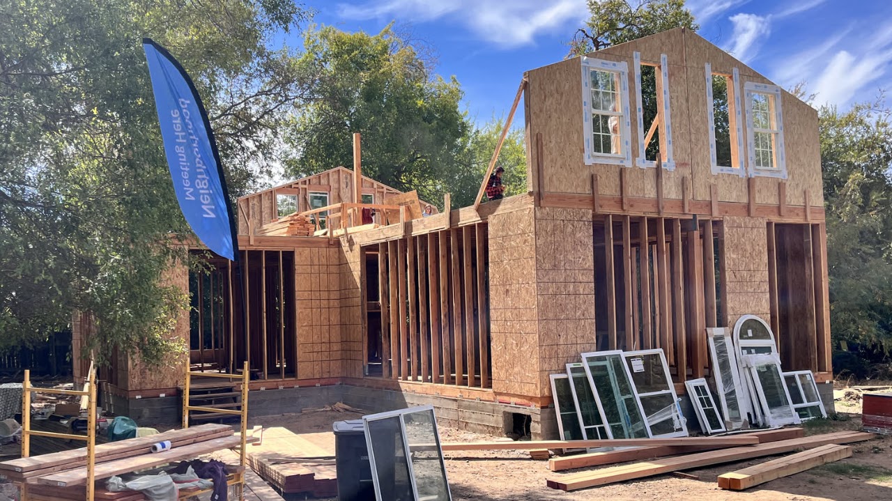The Front House under construction in 2026